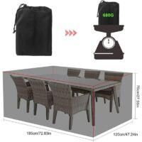 OEM Funda Rectangular Para Mesa De Jard&iacute;n, Funda Protectora Impermeable Para Muebles De Jard&iacute;n, Funda Para Tumbona De Jard&iacute;n, Lona Impermeable, Tejido Oxf