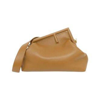 Fendi Pre-owned Shoulder Bags, female, Brown, Size: ONE SIZE Pre-owned Vintage Shoulder Bag