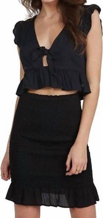 Roxy Sweetest Love Top In Black
