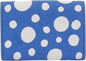 Louis Vuitton Pre-owned Wallets, female, Blue, Size: ONE SIZE Pre-owned Vintage Leather Wallet