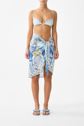 Camilla Woven Short Sarong With Tassels in De Nada Granada at Nordstrom, Size Small