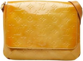 Louis Vuitton Pre-owned Vintage Shoulder Bag - Dames - Vintage Schoudertas - Geel - ONE Size - Leer - Vintage