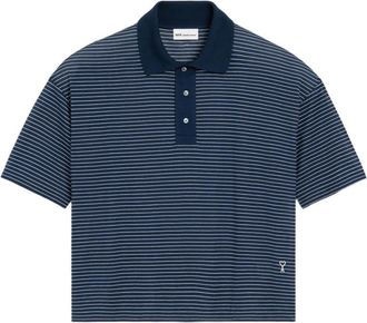 Ami Ami de Coeur Polo - Dames - Polos - Blauw - 2XL - Katoen - Tops
