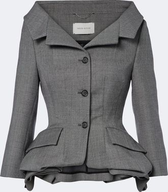 Magda Butrym Peplum virgin wool blazer