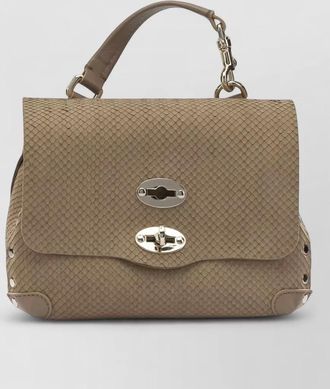 Zanellato crossbody bag adjustable strap studded top handle