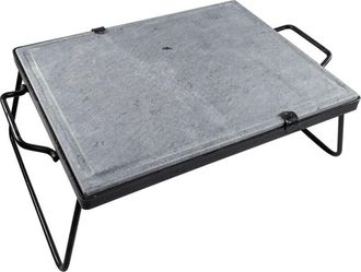 Pietra Pietra ollare bistecchiera beola piastra ollare 40x50 telaio gambe richiudibili