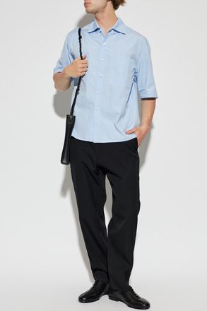 Jil Sander Shirt With Pocket, Mens, Blue