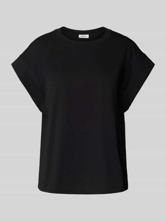 s.Oliver Red Label Relaxed Fit T-Shirt aus reiner Baumwolle in BLACK, Gr&ouml;&szlig;e 38