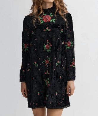 Manoush Nappe Mini Dress In Black
