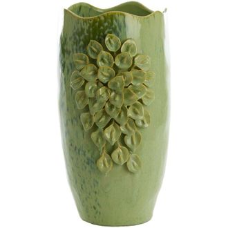 Light & Living Light&living - Vaso De Cer&aacute;mica Amiata Verde Menta 31.5x27x50 Cm