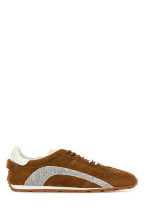 Dsquared2 Brown Color Block Sneakers