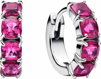 Pandora Oorbellen - Dames - Oorbellen - Roze - ONE Size - Accessoires