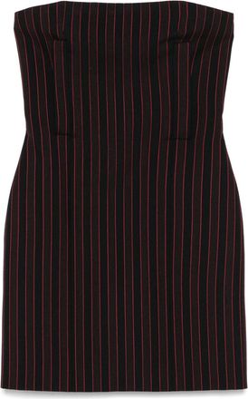 Alexander McQueen Abito corto gessato - Nero