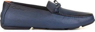 Santoni Blue Leather loafers
