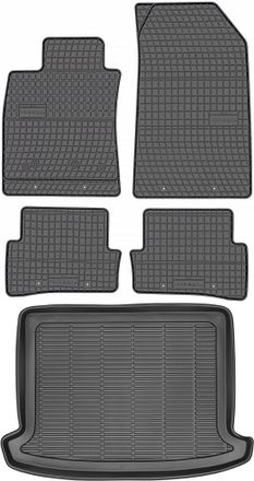 OEM Renault Clio Iv Sw / Kombi De 2012 A 2019. Juego De Alfombrillas De Goma Para Coche Y Maletero