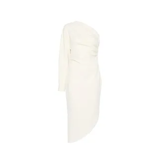Federica Tosi One-shoulder Draped Asymmetric Dress