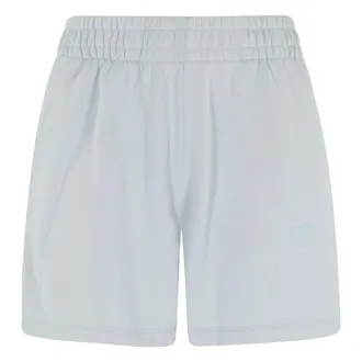 Anine Bing Casual Shorts, female, Blue, Size: XS Kam Short Framed Monogram