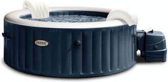 Intex 28430 Spa piscina idromassaggio Bubble Massage Navy 4 posti 196 x 71 cm con pompa filtro telo borsa trasporto
