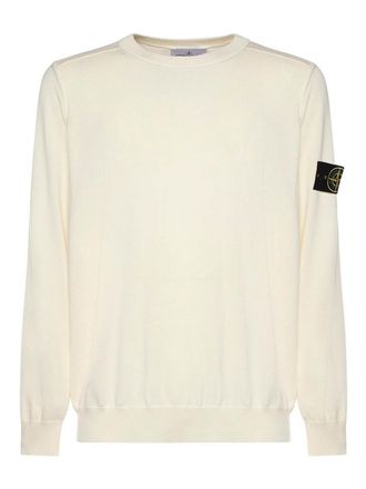 Stone Island Cotton Sweater With Logo