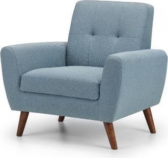 Julian Bowen Monza Chair Compact Retro Blue - Julian Bowen | TJ Hughes