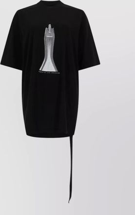 Rick Owens jumbo graphic print short sleeve top