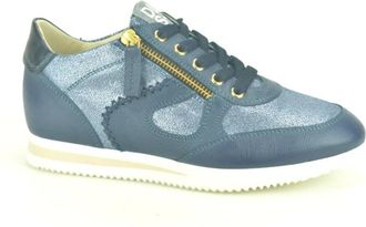 DL Sport Blauw Combi High-Top Sneakers - Dames - Sneakers - Blauw - 40 EU - Schoenen
