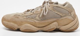 adidas Beige Mesh and Suede 500 Taupe Light Sneakers Size 43 1/3