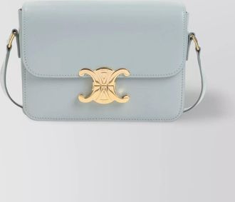 Celine teen triomphe leather shoulder bag