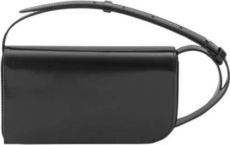 Jacquemus Le Chiquito Long Leren Crossbody Tas - Dames - Schoudertassen - Zwart - ONE Size - Katoen - Tassen