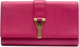 Saint Laurent Clutch in pelle Chyc Ligne in pelle 2013-2025 - Rosa