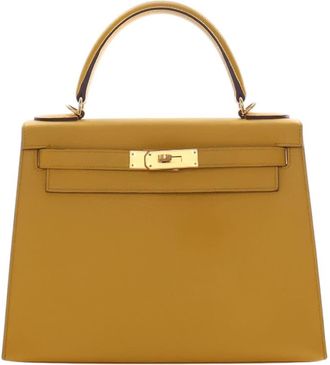 Herm&egrave;s Pre-owned Hermes Epsom Kelly II Sellier 28 Ladies EFUUU5CQO0OS1JJH