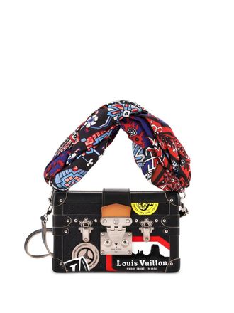 Louis Vuitton Petite Malle Handbag Limited Edition World Tour Epi Leather crossbody bag - Black