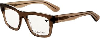 Calvin Klein Mens 54 mm Brown Opticals