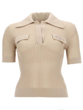 Patou Embroidered Cotton Polo Shirt
