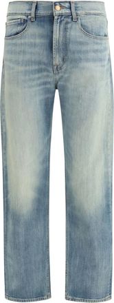 7 For All Mankind Light Blue Straight Jeans