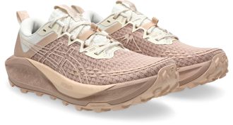Asics Trailrunningschuh ASICS GEL-TRABUCO 13, Damen, Gr. 38, grau (dusty steppe, rainstorm grau), Textil, Schuhe Trailrunningschuh