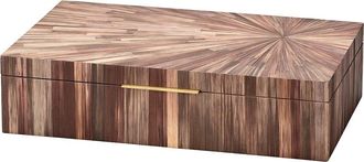 Jamie Young Co. Palm Marquetry Box