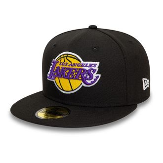 New Era Los Angeles Lakers NBA Essential Black 59Fifty Baseball Cap