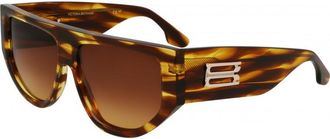 Victoria Beckham Womens VB676S 55 14224 Sunglasses - Brown - One Size