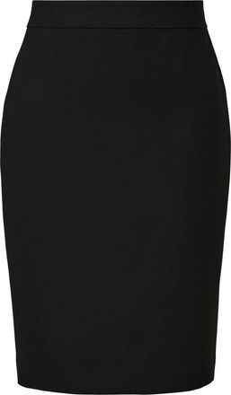 s.Oliver Korte Rok van Viscosemix - Dames - Kokerrokken - Zwart - S - Polyester - Rokken
