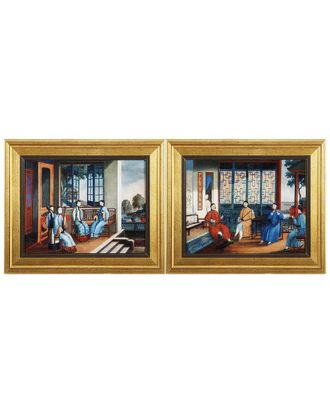 A&B Home Discontinued A&B Home Set Of 2 Musicians Framed Wall Art Pieces