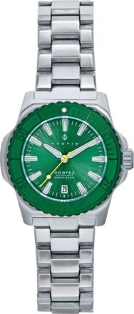 Nautis Cortez Automatic Bracelet Watch w/Date - Green