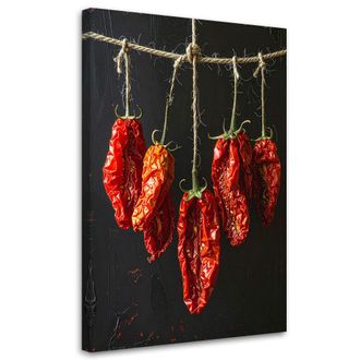 Feeby Cuadro En Lienzo, Tomates Rojos Colgantes, 80x120