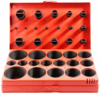 OEM Juntas T&oacute;ricas De Goma Universales Para V&aacute;lvulas, Autom&oacute;viles, Bombas Y Equipos El&eacute;ctricos. Surtido De Juntas T&oacute;ricas (3 - 50 Mm, 419 Piezas, 32 Tama&ntilde;