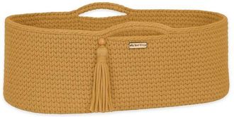 OEM Mois&eacute;s De Algod&oacute;n Boho Hecho A Mano Con Colch&oacute;n - Mostaza