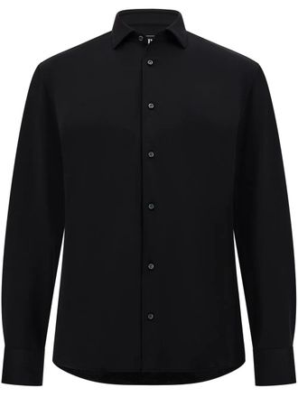 Boggi Milano Camicia in popeline - Nero