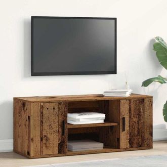 vidaXL Vidaxl - Mobile tv Legno vecchio 100 x 35 x 40 cm Legno multistrato