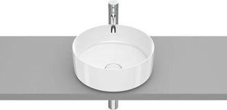 Roca Roca - Lavabo De Sobre Encimera Fineceramic Round Inspira Color: Blanco