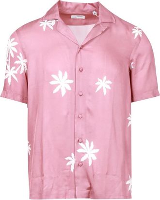 Tagliatore Shirts - Heren - Korte mouwen Overhemden - Roze - 3XL - Overhemden