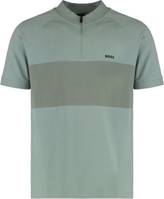 HUGO BOSS Tops, Heren, Groen, S, Katoen, Sport Polo
